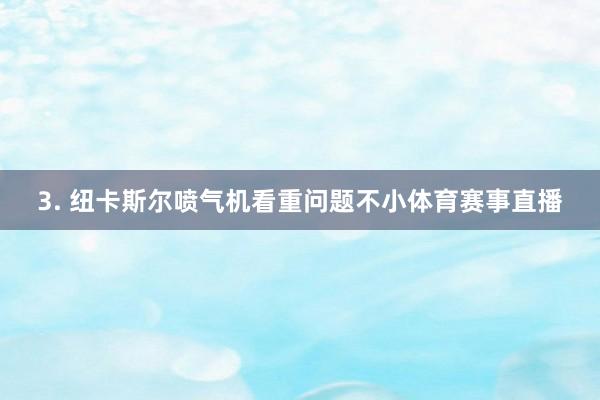 3. 纽卡斯尔喷气机看重问题不小体育赛事直播