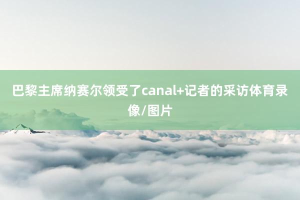 巴黎主席纳赛尔领受了canal+记者的采访体育录像/图片