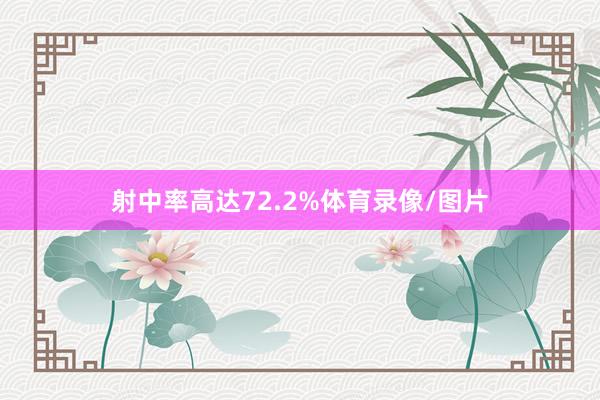 射中率高达72.2%体育录像/图片