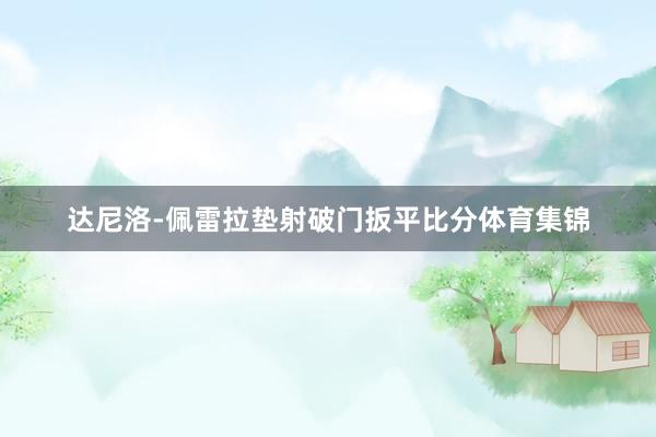 达尼洛-佩雷拉垫射破门扳平比分体育集锦